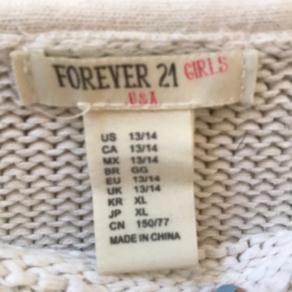 Forever 21 girls super cute sweater - Picture 4 of 5